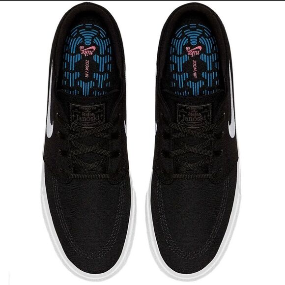 Nike Zoom Stefan Janoski Canvas RM SB skate shoes 9.5 US 43 EUR Black - Picture 3 of 8
